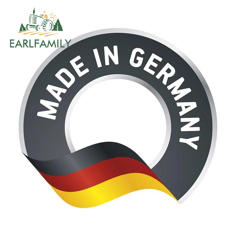

EARLFAMILY 13 см x 11,8 см для изготовления в Германии автомобильные наклейки и наклейки устойчивые к царапинам Водонепроницаемый Виниловый протектор для двери автомобиля