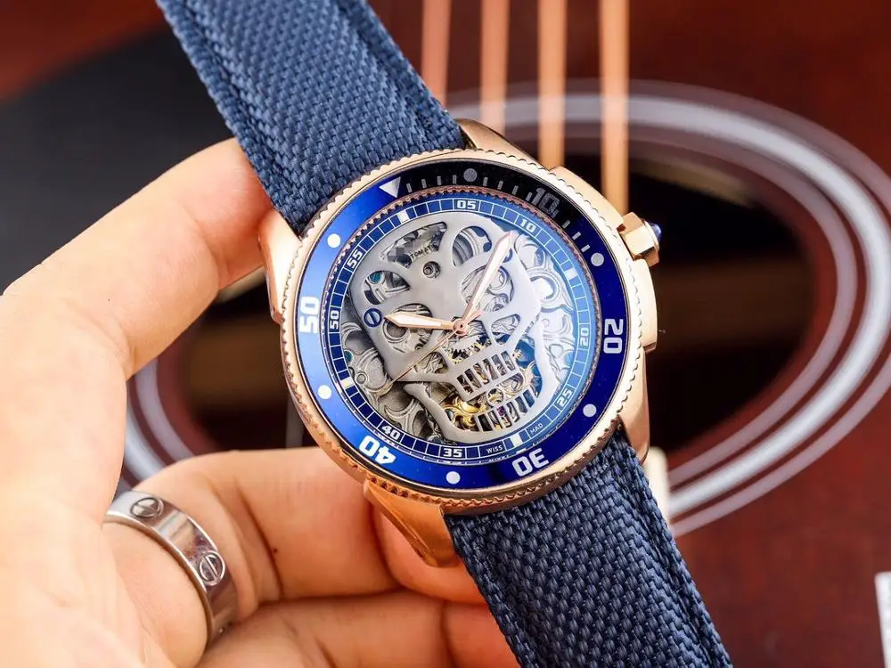A09538 Mens Watches Top Brand Runway Luxury European Design Automatic Mechanical Watch