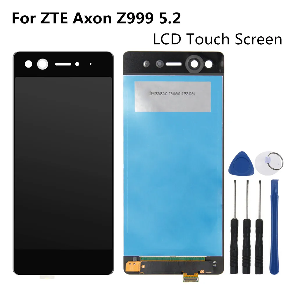 Для ZTE Axon M Z999 LCD дисплей кодирующий преобразователь сенсорного экрана в сборе