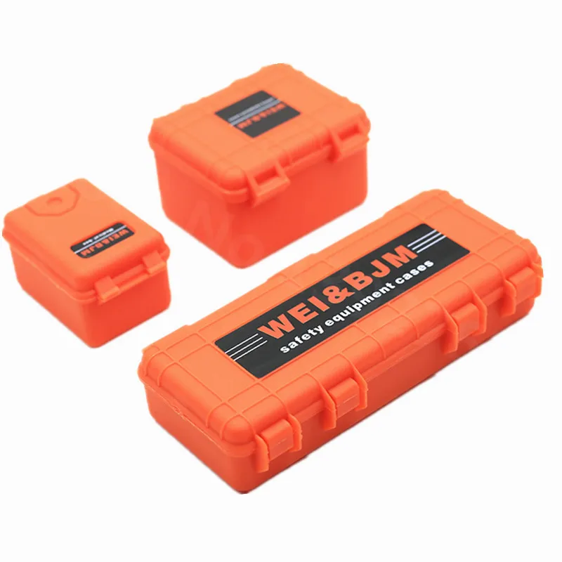 Rc Cars Parts 1/10 Scale Safety Equipment Cases Hard Luggage Box Set Medical Box Tools For Rc