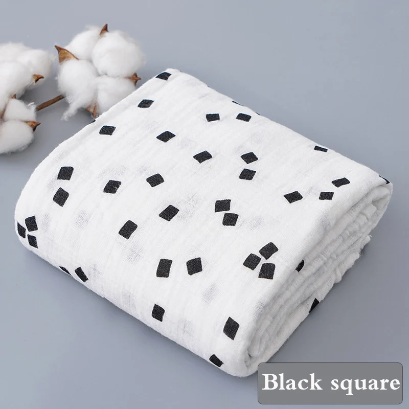 Imebaby baby blanket bath towel 120 * 110cm cotton muslin newborn sw blanket, bath towel, wrapped blanket child bedding blanket