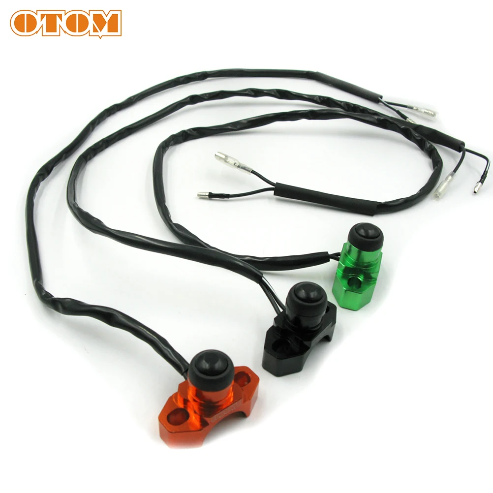OTOM CNC кнопка остановки, переключатель для KTM HONDA SUZUKI YAMAHA, универсальный двигатель, стоп старт, кнопка выключения, Байк, мотокросс
