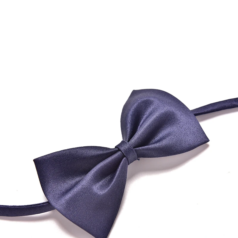 Pre-связанный регулируемый галстук-бабочка для детей однотонный галстук-бабочка с галстук для свадебной вечеринки; милая однотонная Цвет воротником, с бантом, Новинка