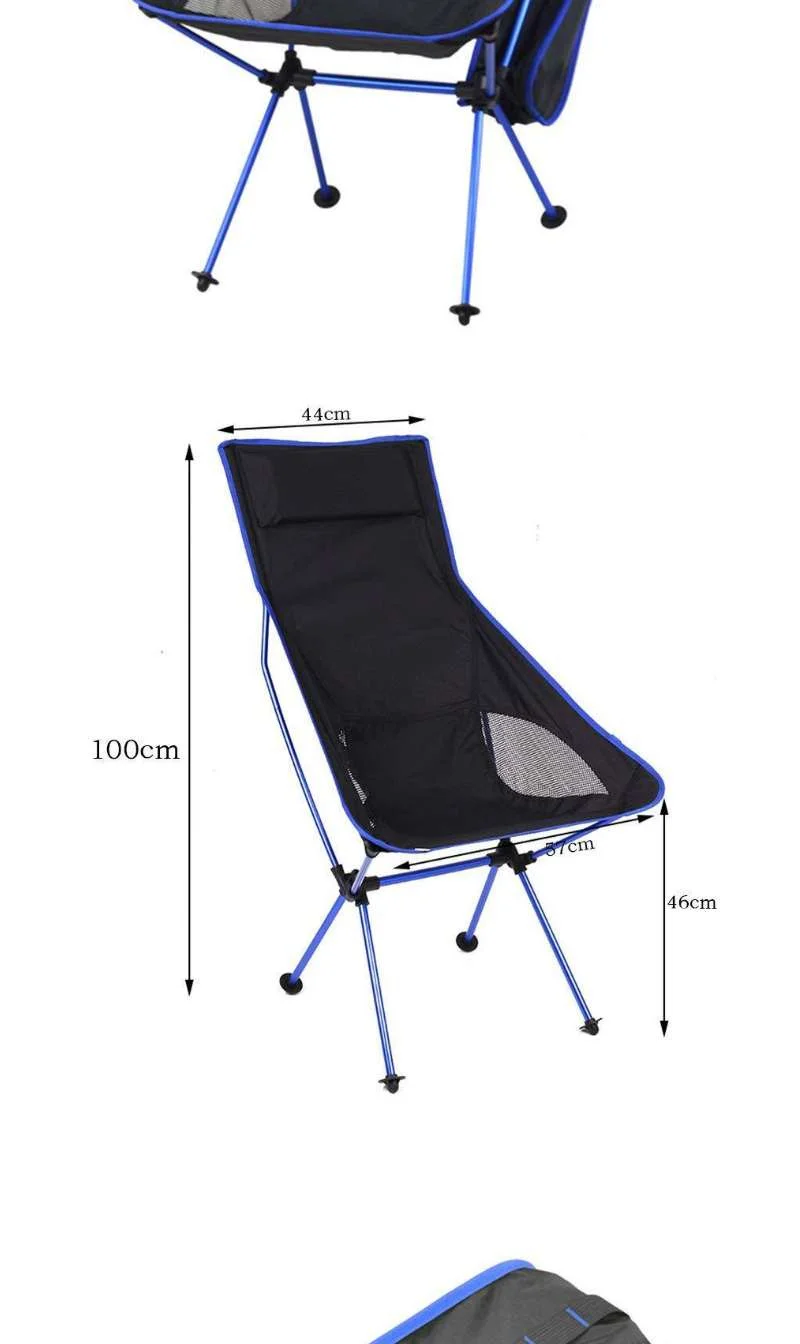 Сверхлегкий складной туристический стул пляж Легкий стул Открытый Туризм стул для рыбалки сиденье для кемпинга мебель
