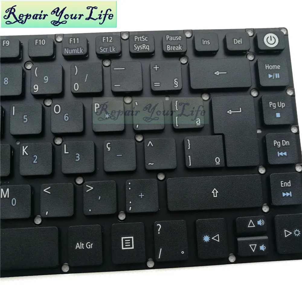 Клавиатура ноутбука BR Бразильский для ACER E5-573 E5-575 P257-M P258-M NKI14170ET NSK-RD1SC 1B Черный Модный