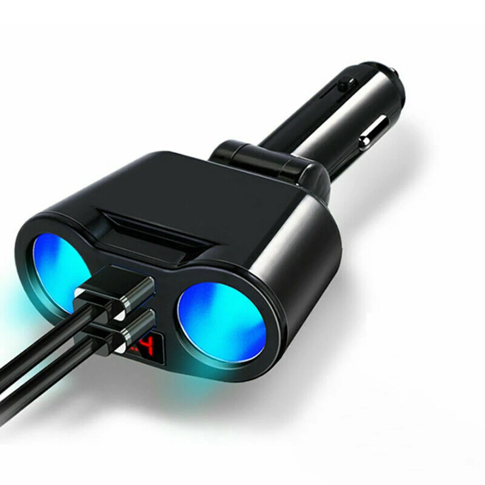 3.1A Dual USB Зарядное устройство в течение 12-24V автомобиль внедорожник внедорожные транспортные средства и микроавтобус DC 5V 2-полосная розетка для автомобильного прикуривателя Разветвитель адаптер