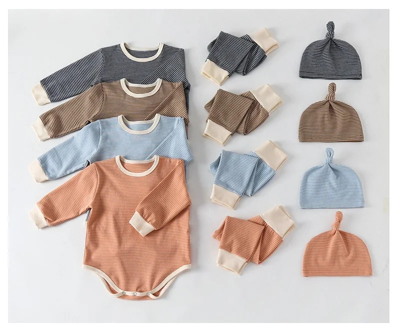 Newborn Sailor Romper Girls Boy Costume Anchor 3Pcs Newborn Baby Boy Girl Clothes Set Long Sleeve Baby Bodysuit+Pant +hat Infant baby clothes cotton thermal underwear Bodysuit Baby Bodysuits expensive