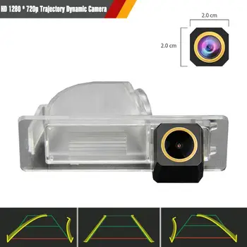 

HD 1280x720p Golden Camera Rear View Backup Camera Trajectory Dynamic Parking Line for Skoda Rapid VW Jetta Santana 2013 -2015