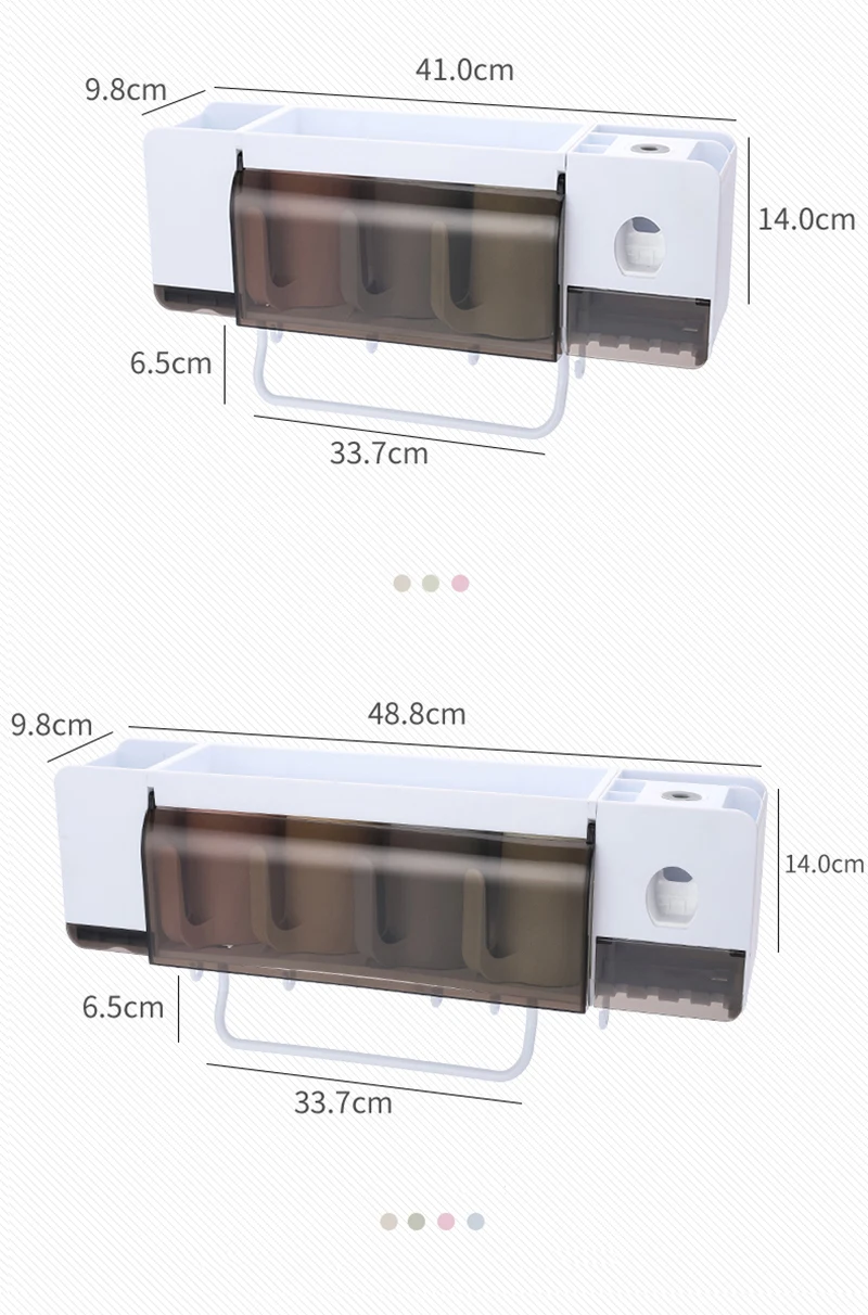 Многофункциональный настенный держатель для зубной щетки Кружка на присоске для зубной пасты стойка для всасывания стены ванной ленивый артефакт стеллаж для хранения