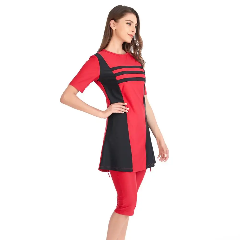 Muslim Swimwear for Women short sleeve modest swimwear - 4