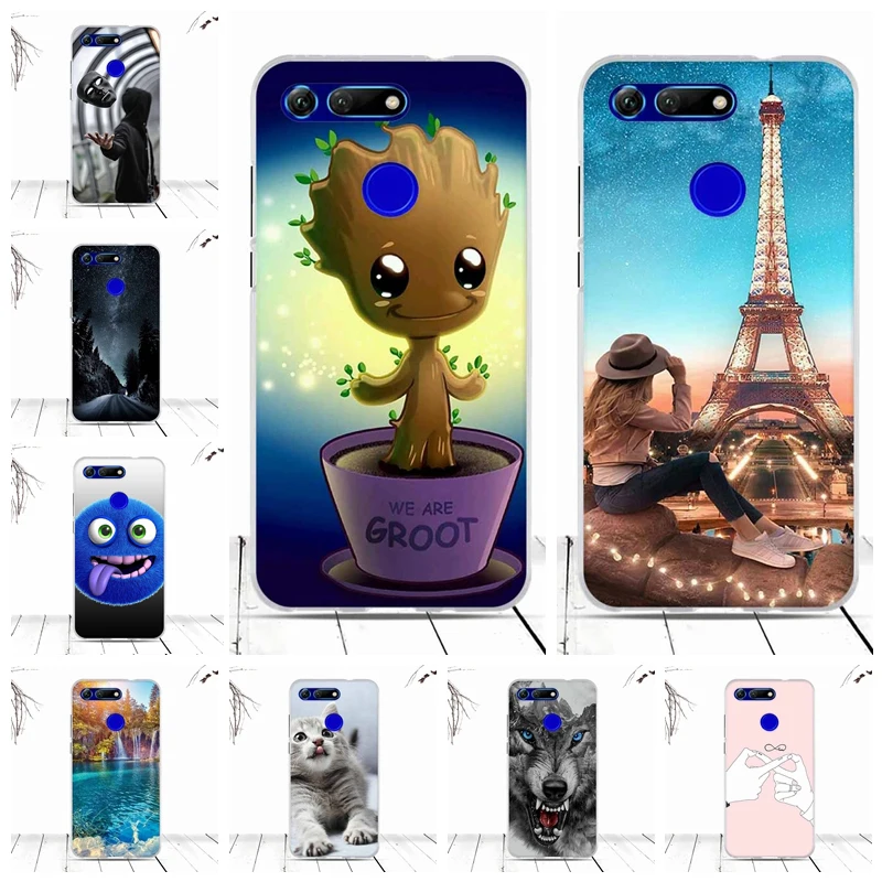 

Luxury Case For Huawei Honor View 20 V20 Case Cover Soft TPU Silicone Fundas Coque For Huawei Honor View 20 V20 Cover Shell