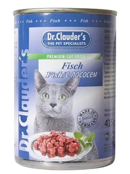 

Dr.Clauder's canned food for cats C salmon 0,415 kg x 12 PCs