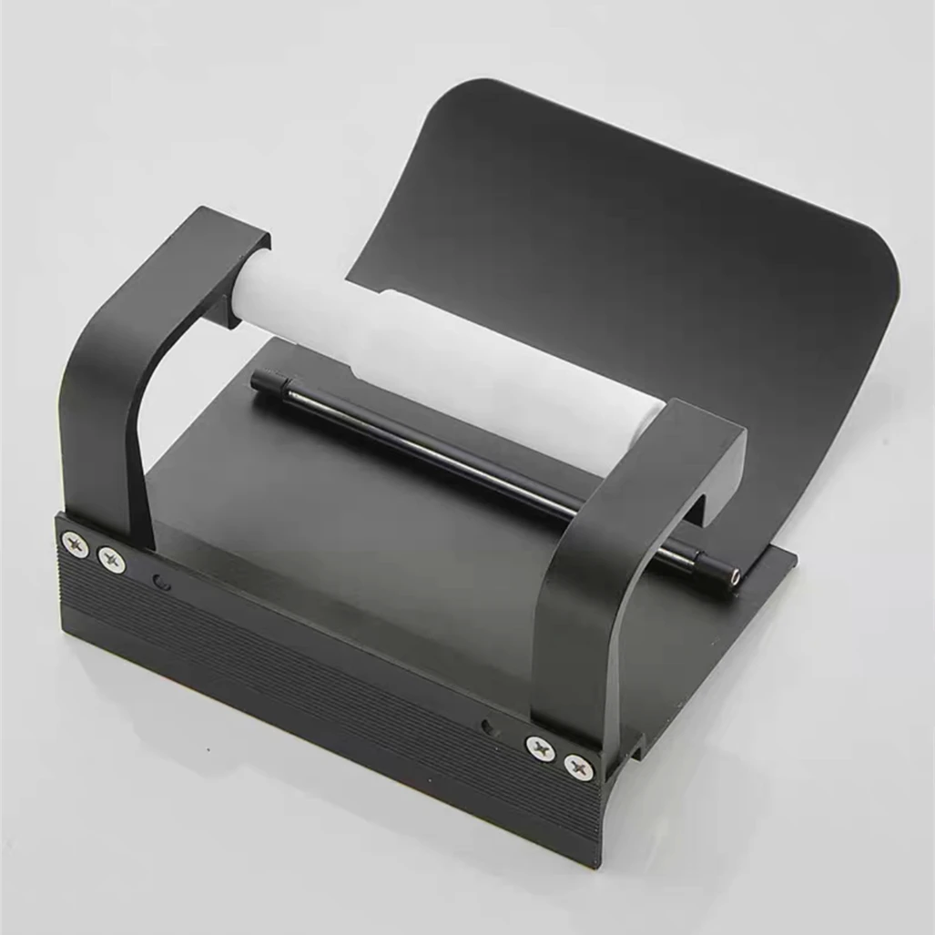 Toilet Paper Holder Black/Silver Toilet Paper Shelf Aluminum Bathroom Hardware Waterproof Roll Paper Holder Storage Rack Towel Hook With Cover Toilet Paper Rack Toilet Roll Holder