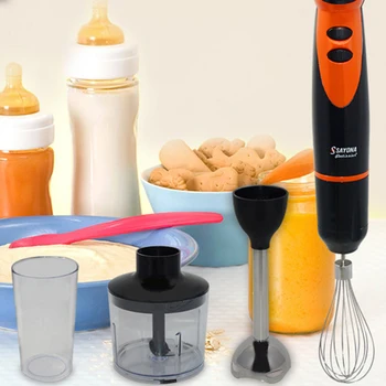 

4 in One Hand Mixer Multifunctional Household Electric Stick Cooking Machine Juicer Meat Grinder Blender