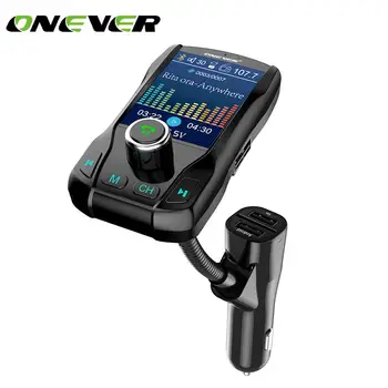

Wireless Bluetooth FM Transmitter Modulator Hands-free Car Kit 1.8 Inch Color Screen MP3 Player with 5V 3.1A Dual USB