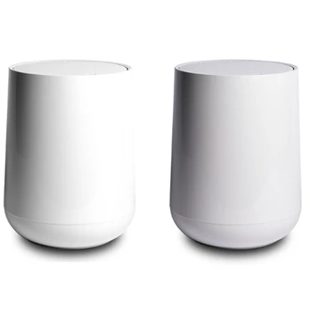 

Office Waste Bucket Round Corner Trash Bin Press Open Cover Plastic Garbage Can with Lid Bathroom Mini Bucket