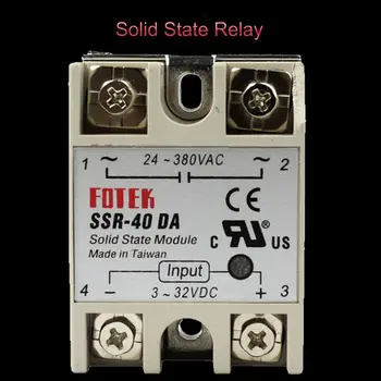 

Fotek Control Solid State Relay Module SSR-40DA 40A 24-380V AC 3-32V DC Input