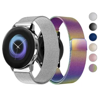 

20mm 22mm Metal Watch Band for Samsung Galaxy Watch Active 2 42 46mm Watch Strap for Samsung Gear S3 Frontier Band for amazfit