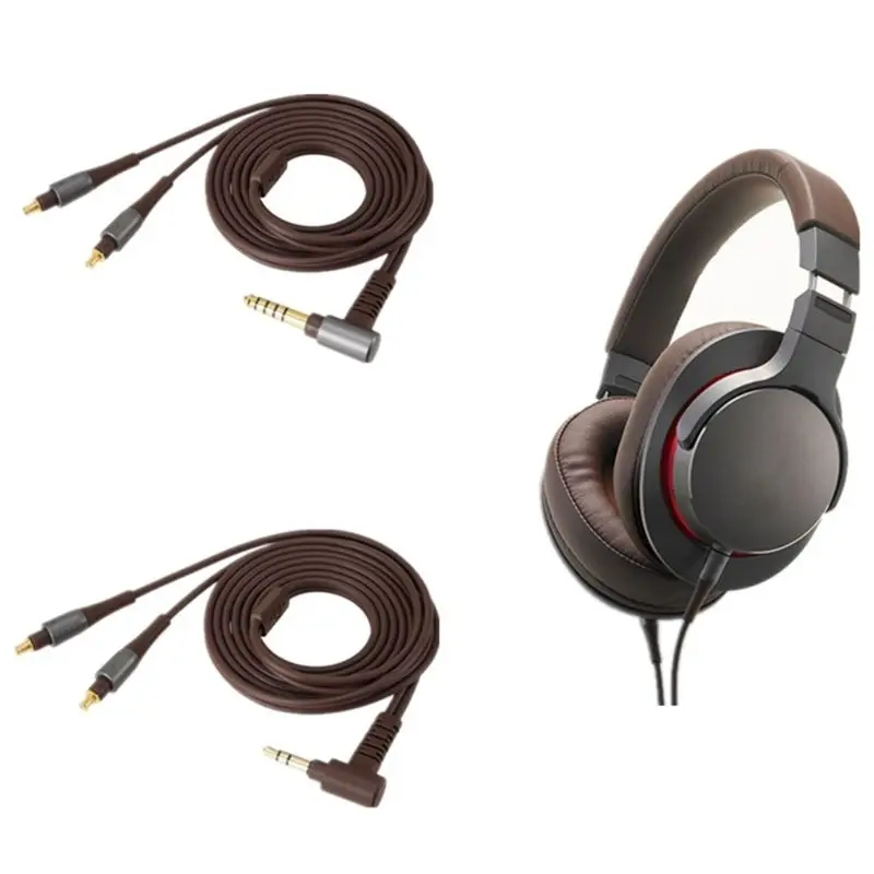 3 5MM 4 4MM A2DC Replacement Headphone Cable Line for ATH SR9 ES770H ES750 ESW950 ESW990H ADX5000 MSR7B Audio Cord
