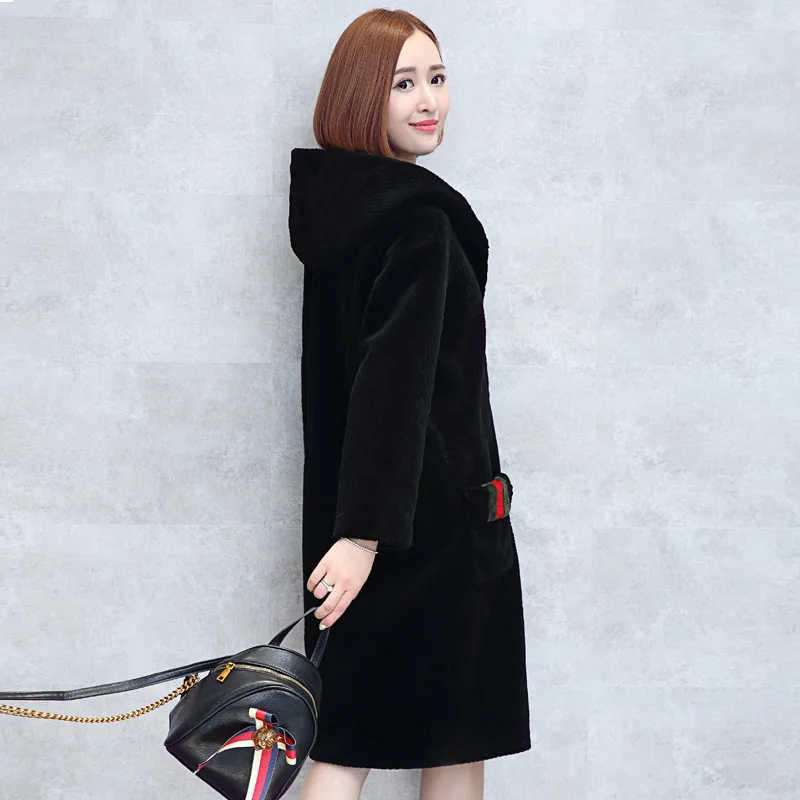 

Coat French mouton 2020 Wool jacket women jacket fur coat wool coat Women's winter jackets real fur women's fur coats winter s