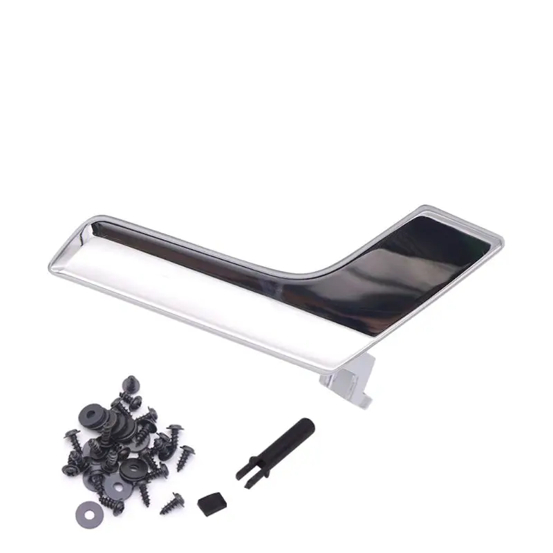 Replacement Replacement Front/Rear Left/Right Side Chrome Car Inner Interior Door Handle Repair Kit For Mercedes-Benz X204 W204 - Цвет: Серый
