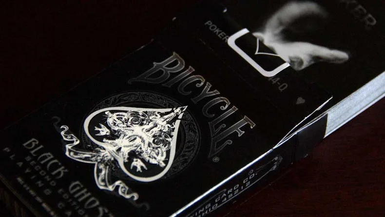 1 палубные велосипедные карты Ellusionist Black Ghost велосипедные игральные карты обычные велосипедные палубные всадники задние карты магический трюк магический реквизит