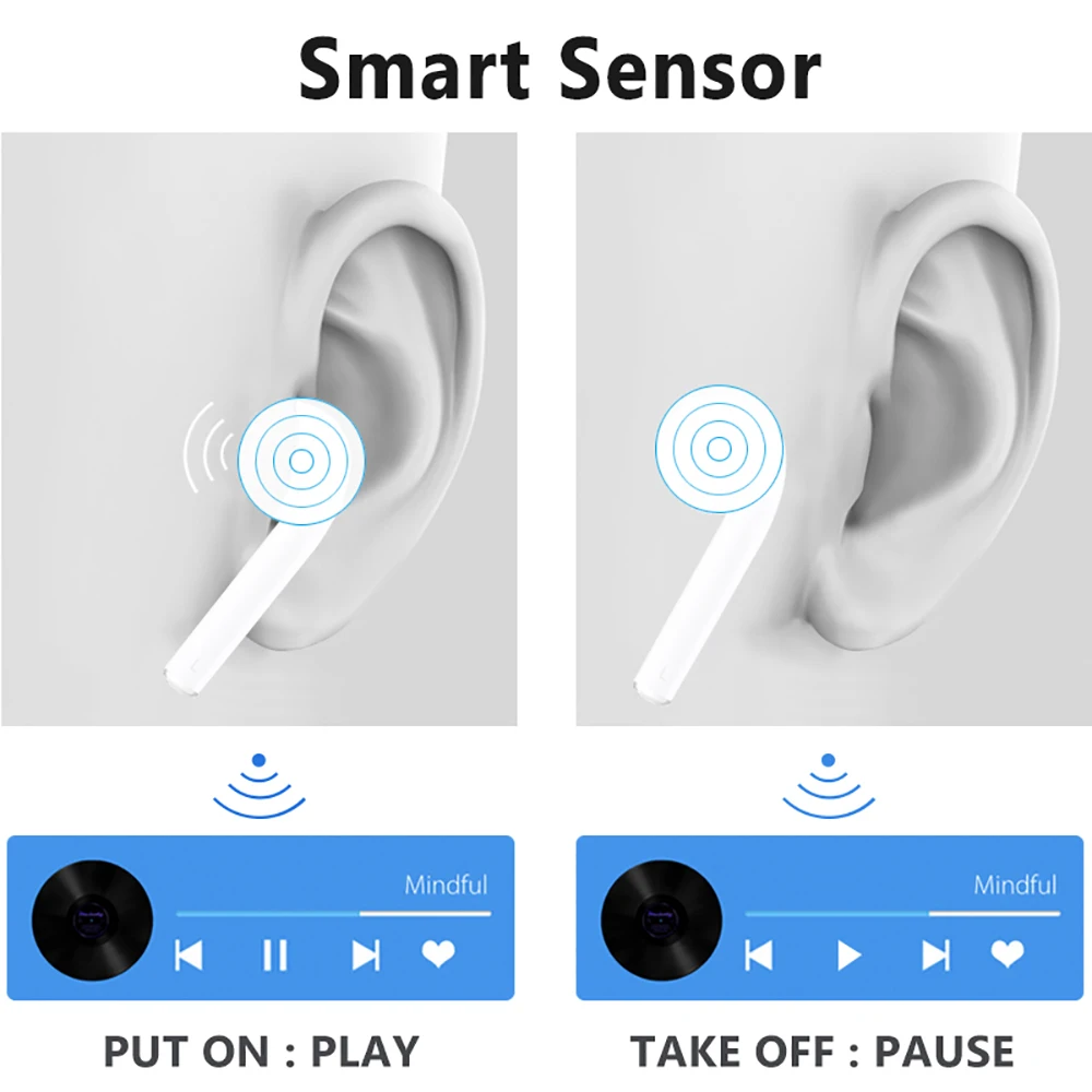 i9000 TWS Pop-up 1:1 Wireless Bluetooth Headsets 3 Real Battery Smart Sensor Earphone PK i40000 i20000 i90000 i30000 i10000 TWS