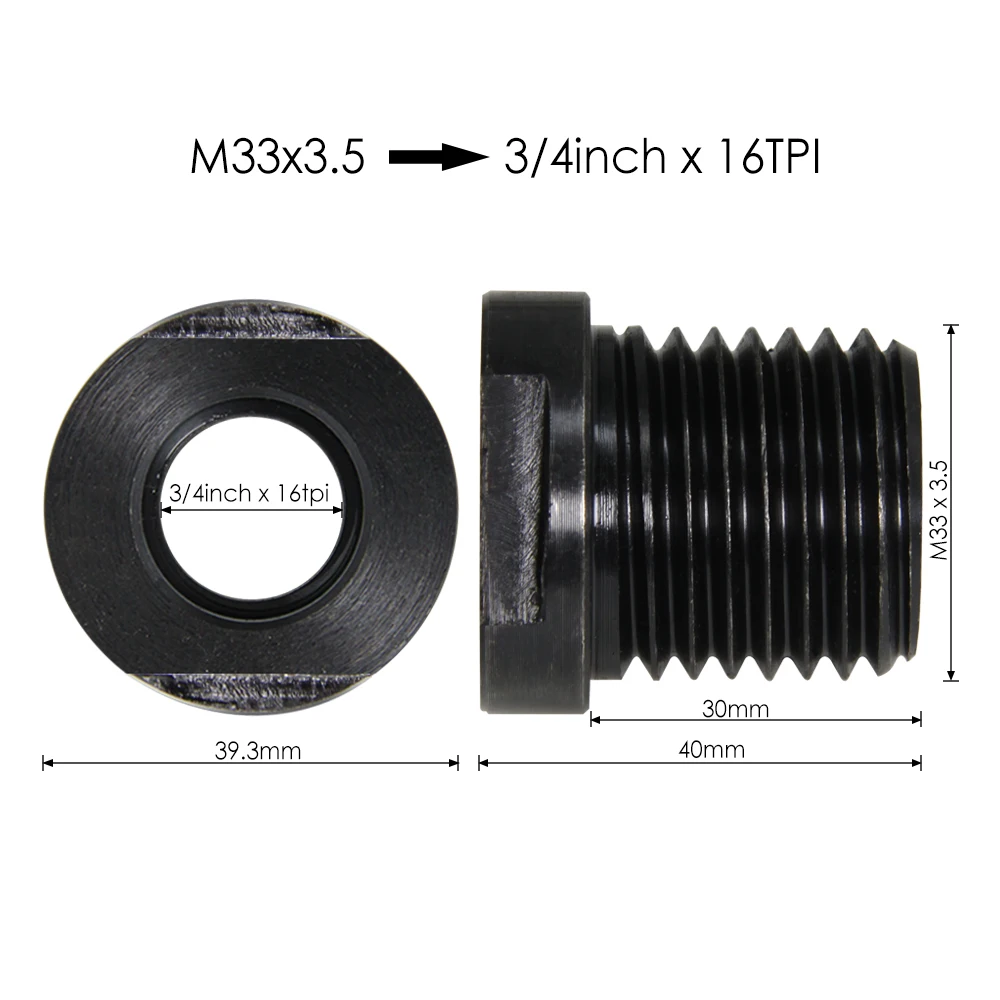 Адаптер для токарного станка 1 дюйм × 8TPI / M33 x 3 5 до M18 2 5|Зажим| |