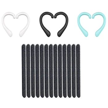 

6 Pairs Universal Silicone Mask Ear Hook & 100PCS Masks and Nose Bridge Sponge Strips DIY Masks-Making
