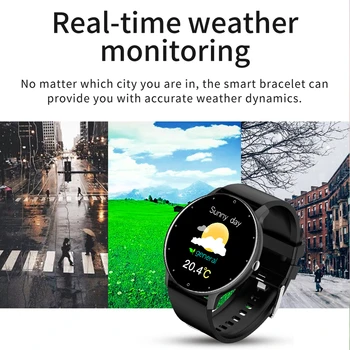 LIGE 2021 New Smart Watch Men Full Touch Screen Sport Fitness Watch IP67 Waterproof Bluetooth For Android ios smartwatch Men+box 4