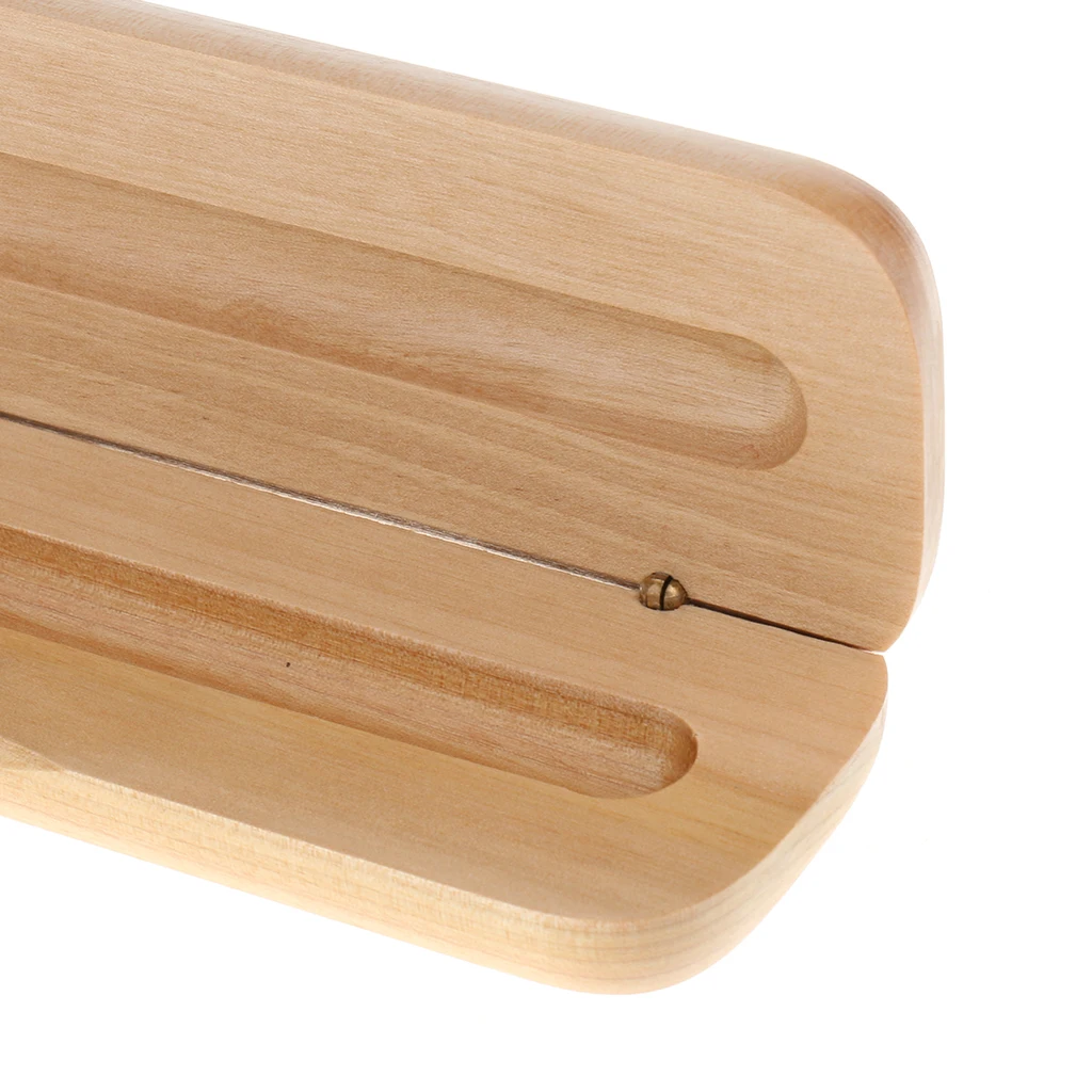 Finest Wood Ink Pen Pencil Case Display Box Travel Accessory Beige 17cm Finest Wood Ink Pen Pencil Case Display Box Travel Accessory Beige 17cm