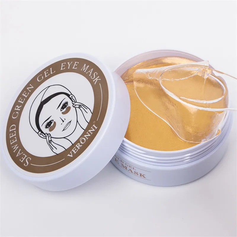 VERONNI Lady Eye Patch Золотая маска для глаз водоросли зеленая маска для глаз увлажняющая укрепляющая восстанавливающая уход за кожей глаз