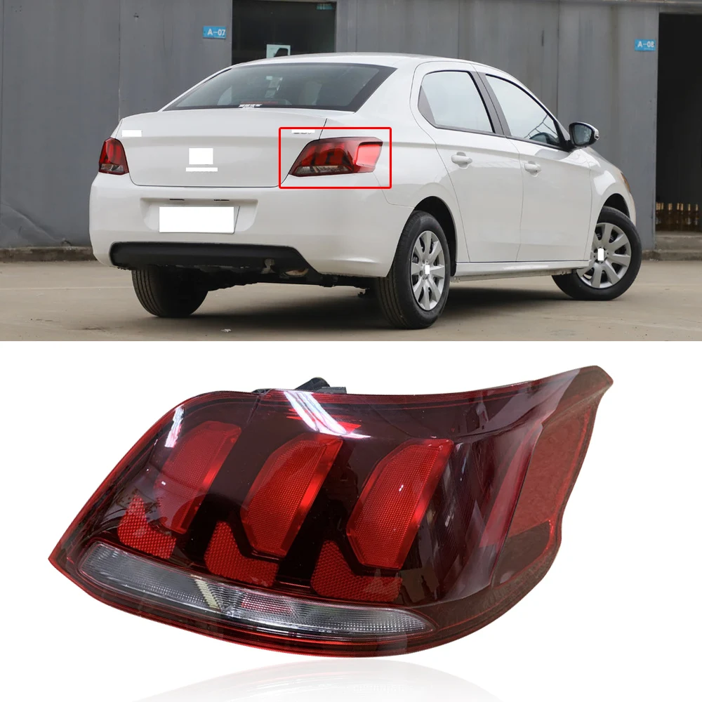 CAPQX для peugeot 301 17-19 задний бампер светильник тормозной светильник хвост светильник задний фонарь фары