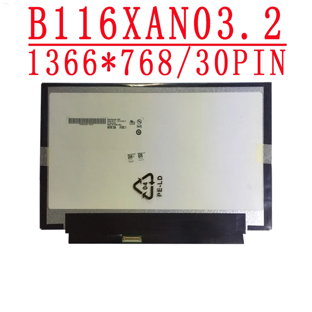 B116XAN03.2 11.6&quotinch EDP 30 Pin Laptop lcd led screen ips display For Acer Aspire V5-122P v5-132p MS2377 | Компьютеры и офис