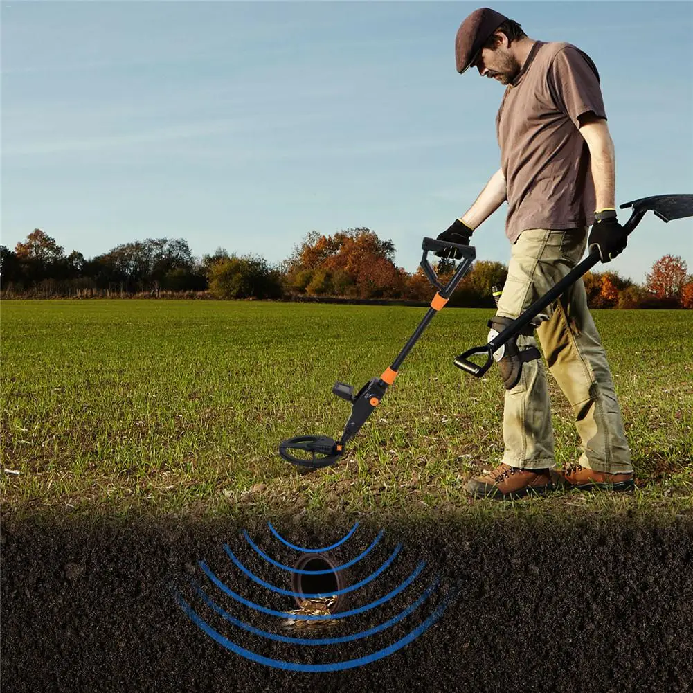 

Underground Metal Detector Sensitive Waterproof Adjustable Metal Detector For LCD Gold Hunter