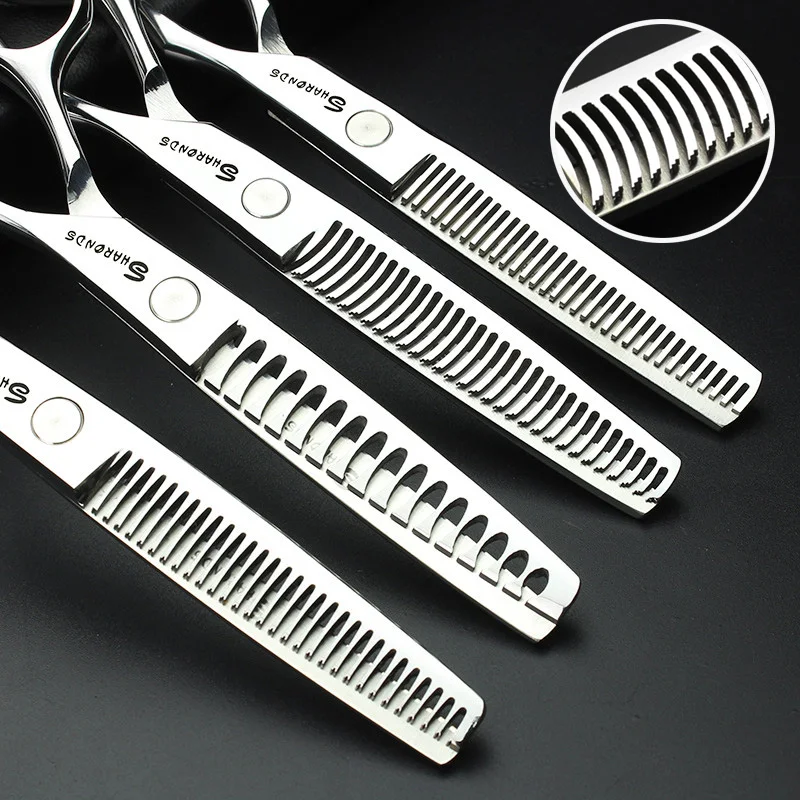 

Sharonds 440c High-end Haircut Thinning Scissors Professional Barber Shop Hairdressing Scissors Teeth Cut Shears