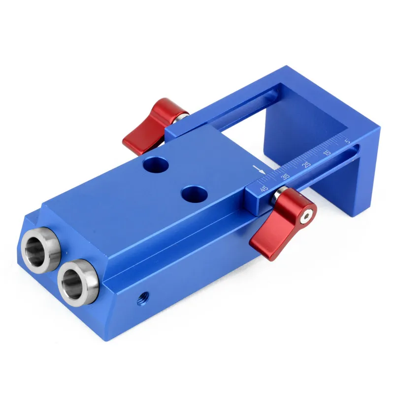 DWZ NEW Mini Pocket Hole Drill Dowel Jig with Step Drilling Bit Woodworking Tool Kit