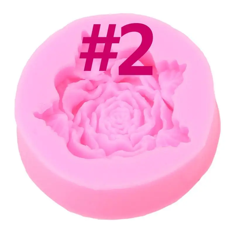 Двухлистная форма розы 3D силиконовая форма для торта желе конфеты украшения формы для выпечки Мыло Кондитерские инструменты аксессуары для выпечки