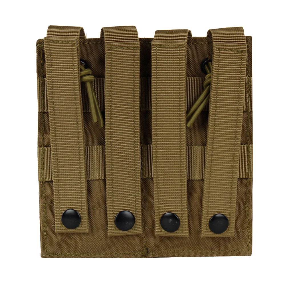 Molle Double Magazine Pouch 1000D Nylon Utility Vest Storage Bags Outdoor Accessories Pocket