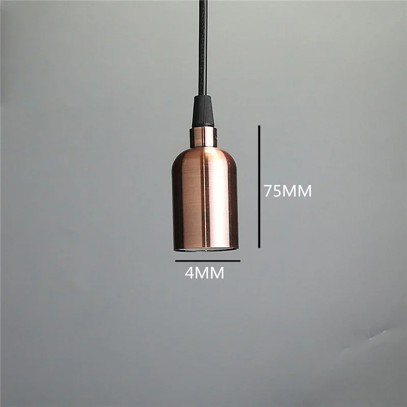 Solid E27 Type Light Socket Modern Industrial Lamps Water Lights Hanging Lights