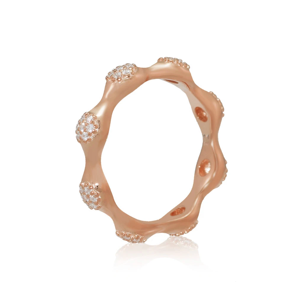 CKK Rose, современное кольцо LovePods, 925 пробы, серебряное, обручальное кольцо для женщин, модное ювелирное изделие, аксессуары для женщин