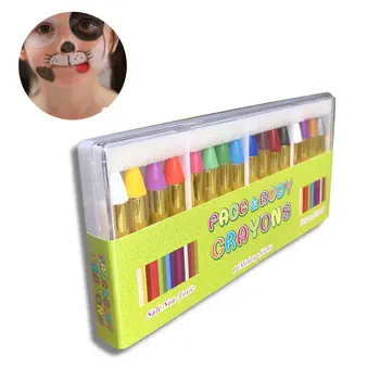 

Pencils For Kids Show Face Paint Crayons Kit Festival Non Toxic Stationery Party Makeup 16 Colors Halloween Christmas School