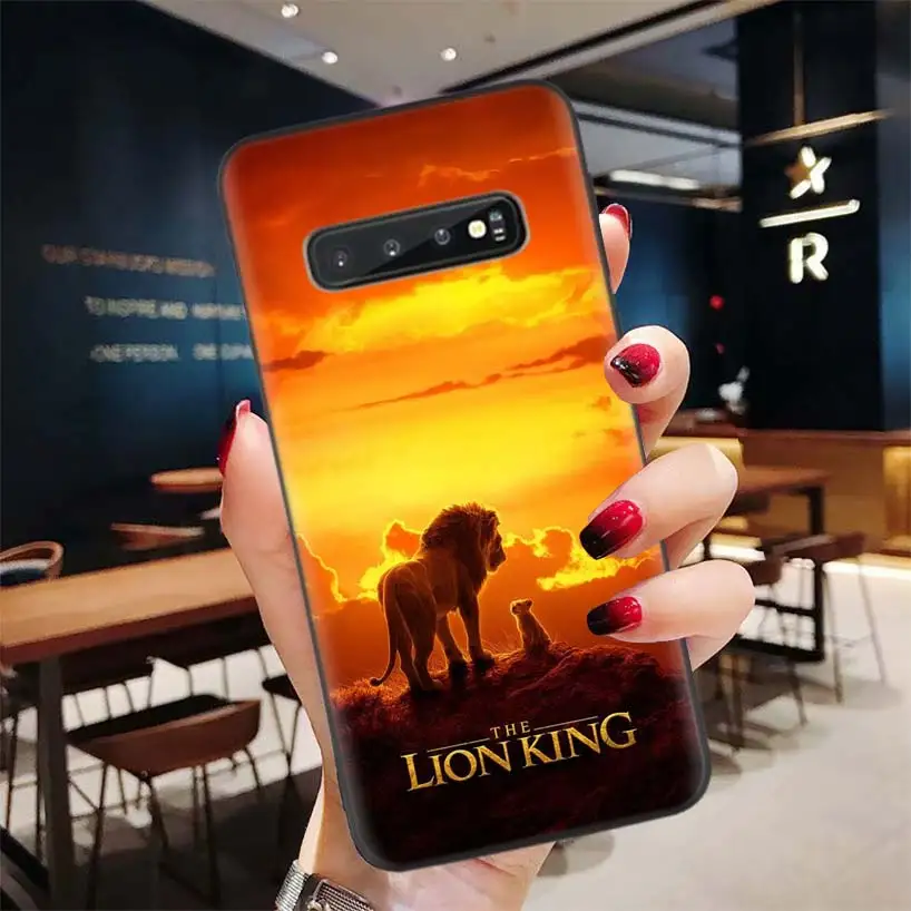 Cartoon Movie Lion King Black Case For Samsung Galaxy A50S A10S A20S A10 A20E A30 A40 2