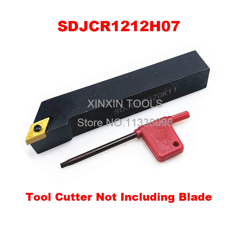 

SDJCR1212H07 /SDJCL1212H07 Metal Lathe Cutting Tools Lathe Machine CNC Turning Tools External Turning Tool Holder S-Type SDJCR/L
