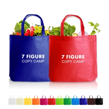 

129082 100PCS Women Men Reusable Shopping Bag splice ecological reusable bag Foldable Shopping Bag Large Grocery Bags Convenient
