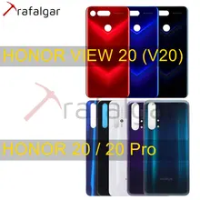 Заднее стекло для huawei Honor 20 Pro Крышка батарейного отсека задняя панель Корпус+ объектив камеры Honor V20 VIEW 20 Крышка батарейного отсека