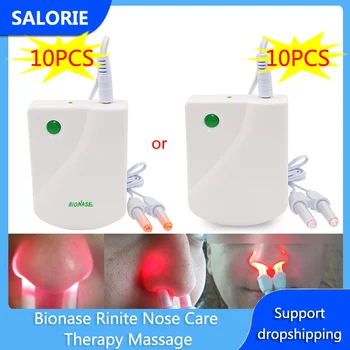 

10pcs Bionase Nose Rinite Rhinitis Sinusitis Cure Therapy Massage Device Hay Fever Low Frequency Laser Health Care Dropshipping