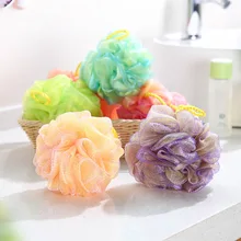 Рукава супер мягкие Dreamy цвет Loofah 50 г Большой размер Ванна Цвет сетчатая губка принадлежности для ванной натирание полотенце полезный продукт ванночка