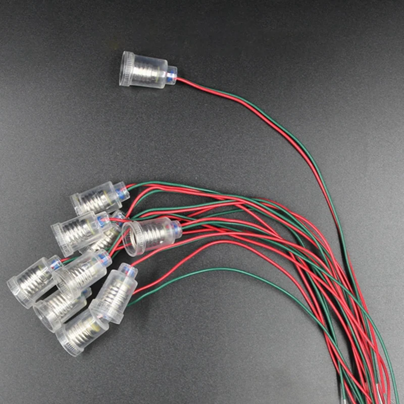 20cm Wire Lamp Base E10 Lamp Holder Bulb Light Screw Socket for 1.5V 2.5V 3.8V 6V Light Accessories 20pcs/lot