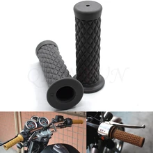 Универсальный 7/" 22 мм Ретро резиновая мотоциклетная ручка 8 цветов доступны для DUCATI MONSTER M400 M600 M620 M750 M750IE M900